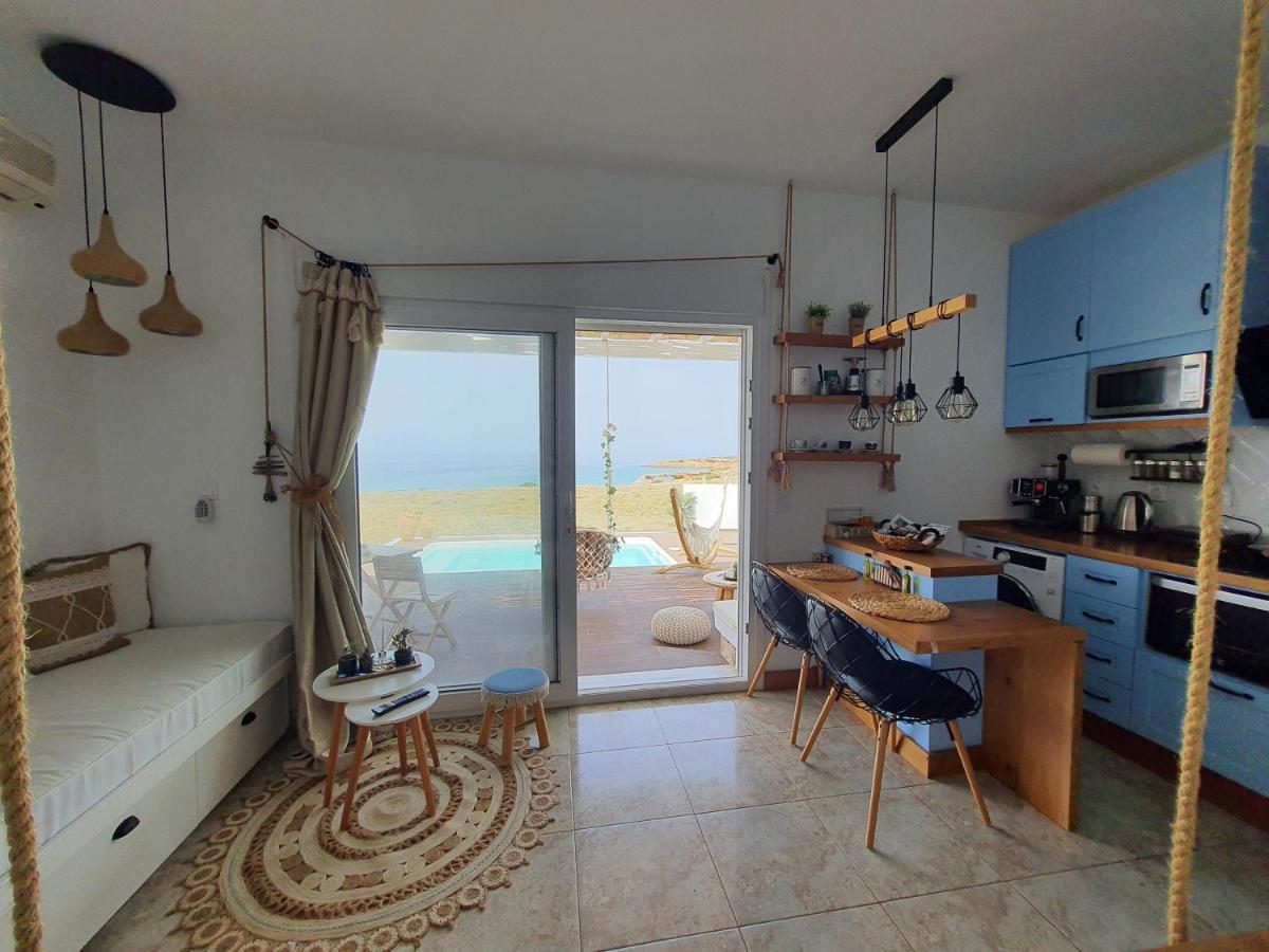 Tramonto Luxury Villa No1- Breathtaking Sunset View Foinikion Ngoại thất bức ảnh