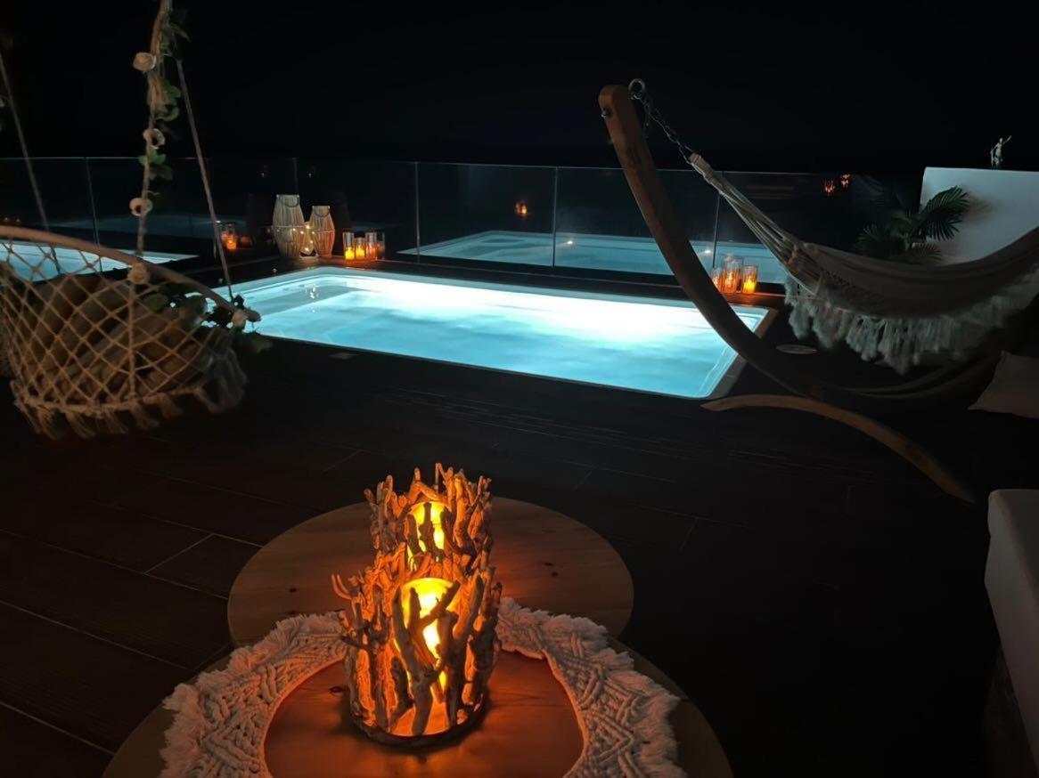 Tramonto Luxury Villa No1- Breathtaking Sunset View Foinikion Ngoại thất bức ảnh